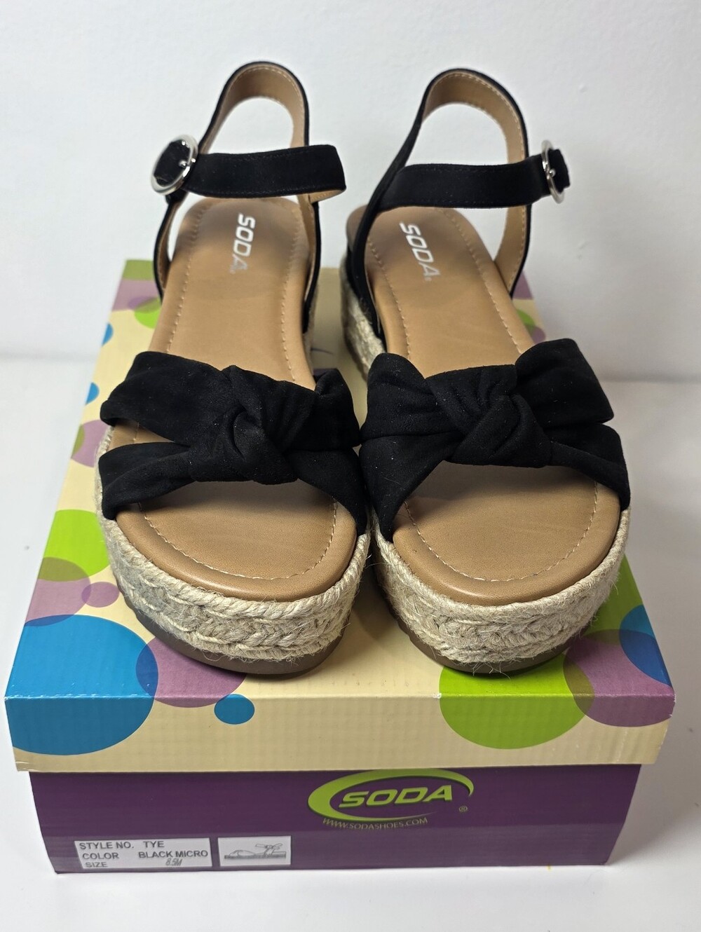 Women's Soda Tye Espadrille Wedges